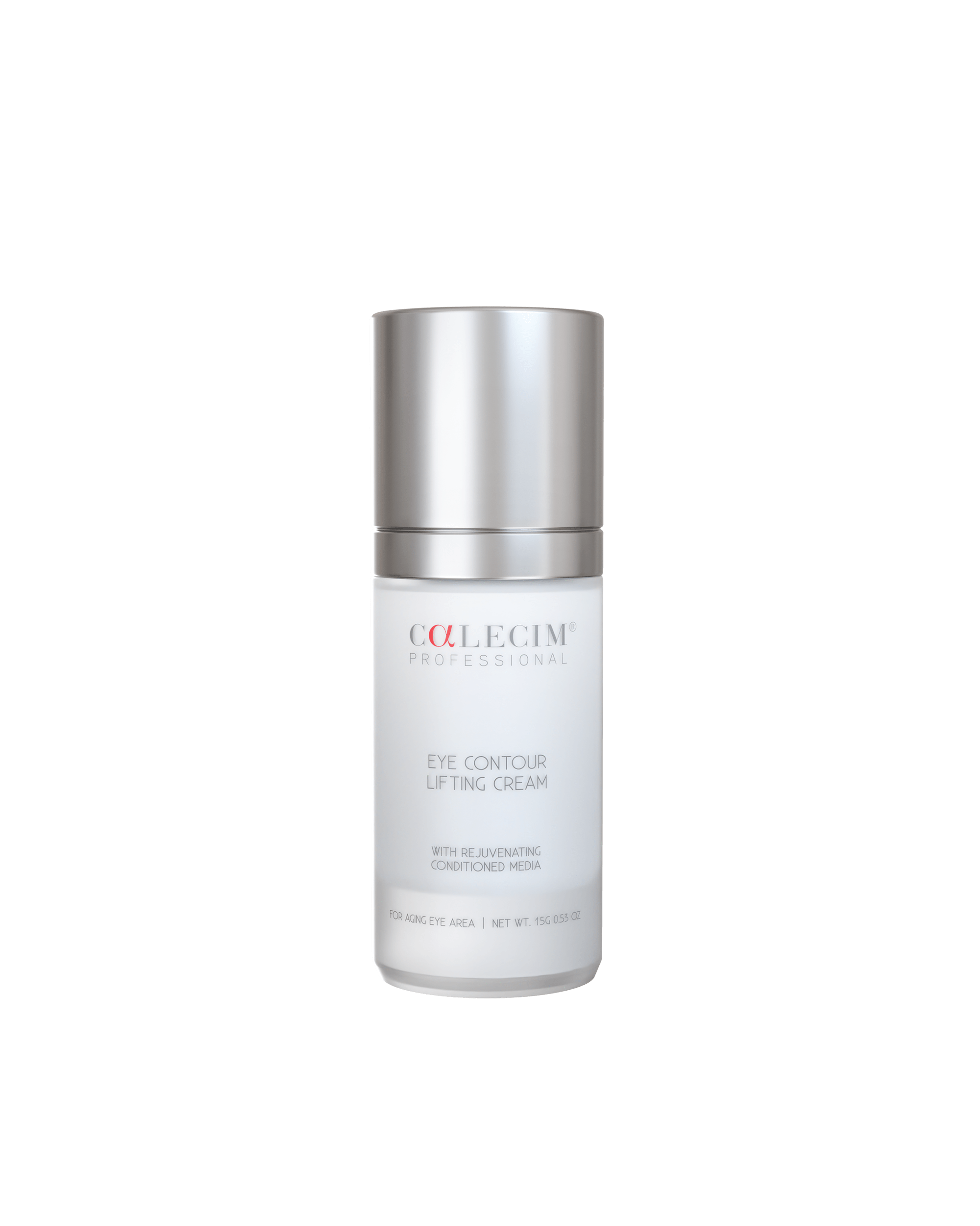 CALECIM Professional Eye Contour Lifting Cream 15g in its silver-capped pump bottle